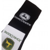 Čierne bavlnené ponožky s bielym logom John Deere