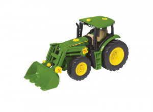 Rozoberateľný traktor John Deere s čelným nakladačom
