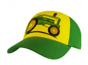 John Deere detská šiltovka s retro traktorom