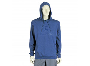 Mikina s kapucňou John Deere modrá, JD HOODIE