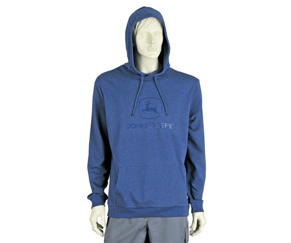Mikina s kapucňou John Deere modrá, JD HOODIE