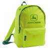 Batoh s vyšívaným logom John Deere v sviežozelenej farbe